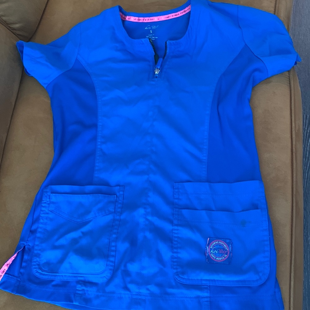 Koi lite scrubs royal blue